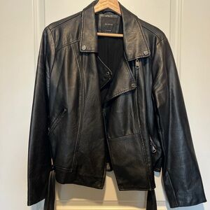 Elodie Black Leather Jacket